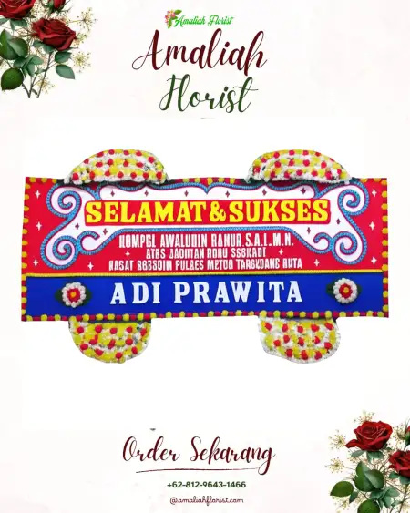 Papan Bunga Ucapan Selamat Pulogading