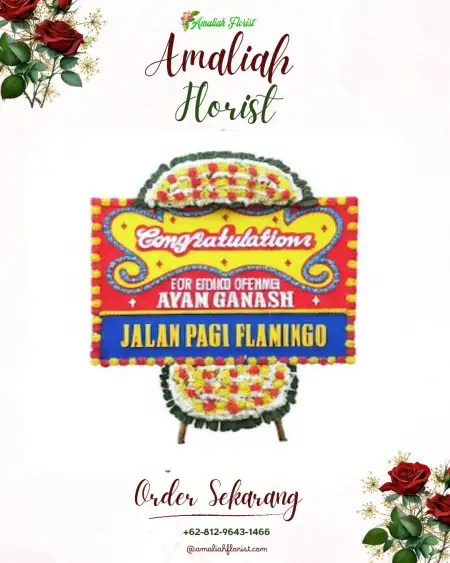 Sewa Papan Bunga Pulogading